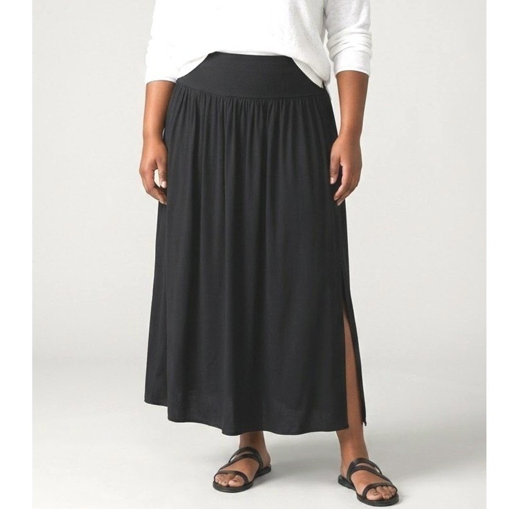 Eileen‎ Fisher Fine Jersey Gathered Skirt 2X